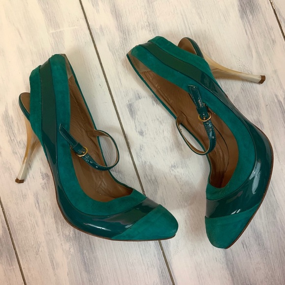 latitude femme Shoes - latitude femme • spearmint green high heels 39.5